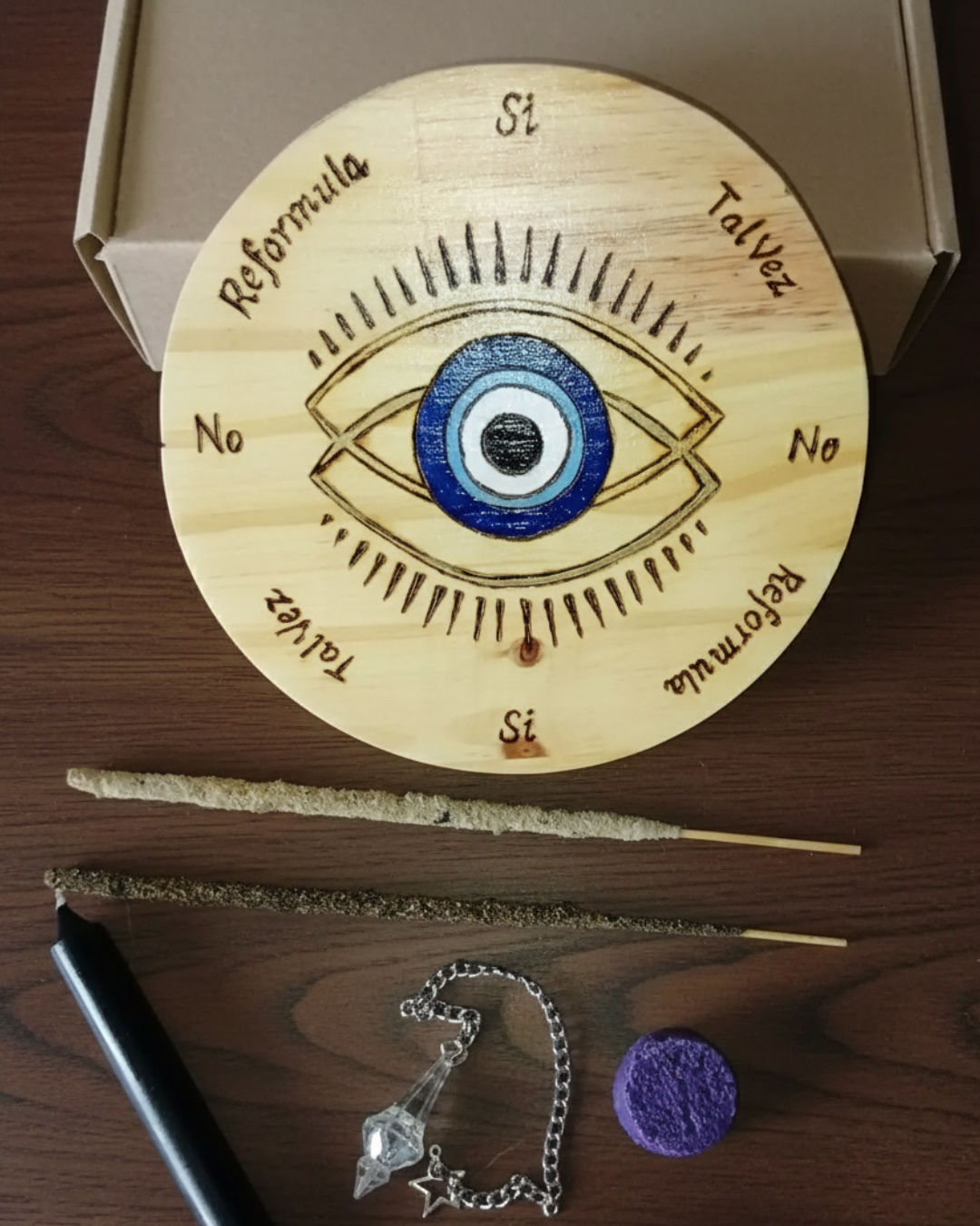 Tablero Radiestésico de Consulta Modelo Ojo Turco - Imagen 2