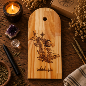 Tabla Portal Artesanal Pirograbada